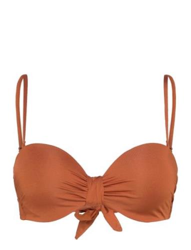 Swim Bra Reese Knot Shiny Bikinitopp Red Lindex