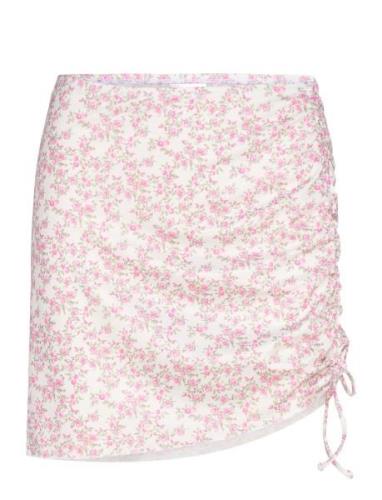 Swim Skirt Kort Skjørt Pink Gina Tricot