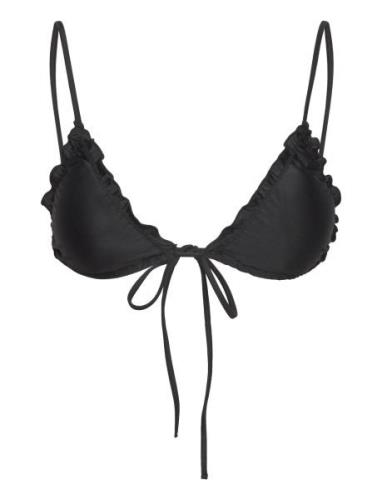 Soft Flounce Triangle Bikini Top Swimwear Bikinis Bikini Tops Triangle...