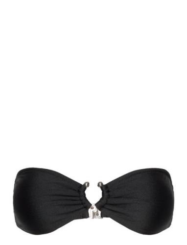 Detail Bikini Top Swimwear Bikinis Bikini Tops Bandeau Bikinitops Blac...