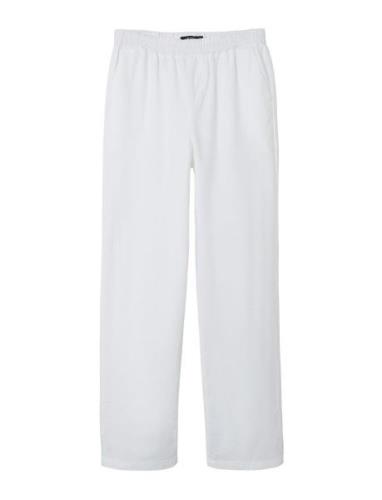 Nlnhill Reg Pant Noos Bottoms Trousers White LMTD