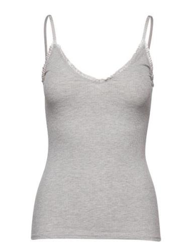 Solid Taylor Top Tops T-shirts & Tops Sleeveless Grey Becksöndergaard