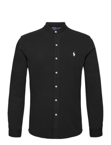 Featherweight Mesh Shirt Tops Shirts Casual Black Polo Ralph Lauren