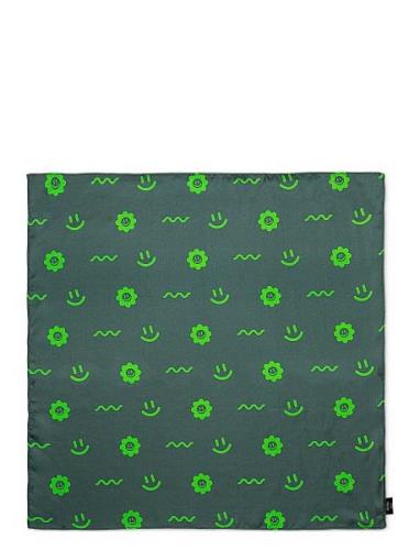 Silk Scarf Positivity Accessories Scarves Lightweight Scarves Green SU...