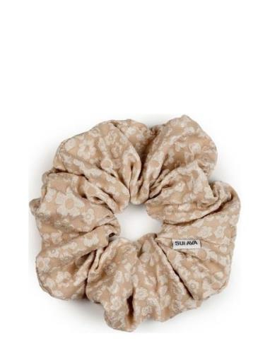 Blossom Scrunchie Accessories Hair Accessories Scrunchies Brown SUI AV...