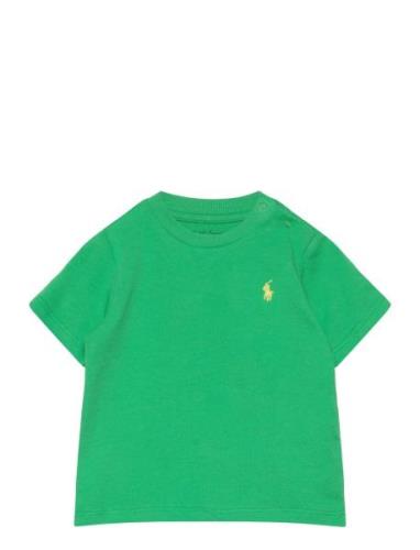 26/1 Jersey-Ss Cn-Tp-Tsh Tops T-shirts Short-sleeved Green Ralph Laure...