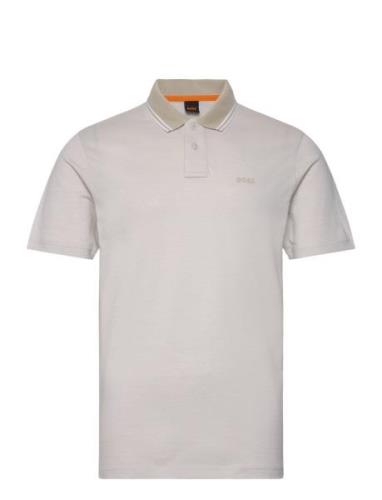 Peoxfordnew Tops Polos Short-sleeved Beige BOSS