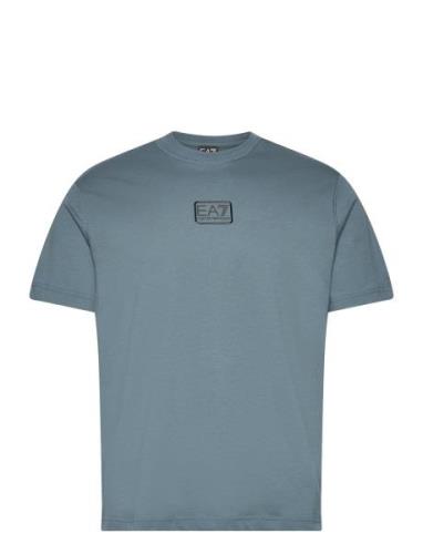 T-Shirt Tops T-shirts Short-sleeved Blue EA7