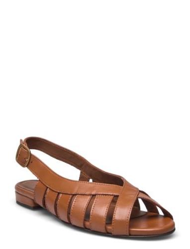 Sophie 20 Flate Sandaler Brown Anonymous Copenhagen