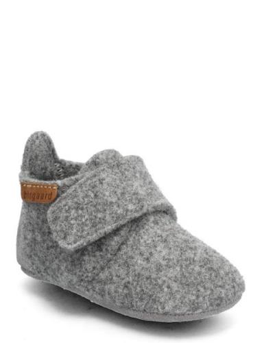 Bisgaard Baby Wool Tøfler Innesko Grey Bisgaard