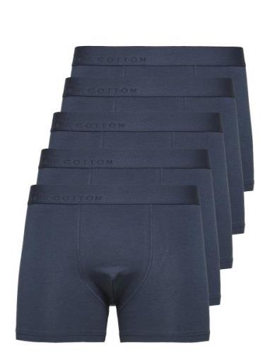 Slhjohan 5-Pack Trunk Noos Boksershorts Navy Selected Homme