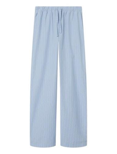 Nlfrilucca Poplin Pant Bottoms Trousers Blue LMTD