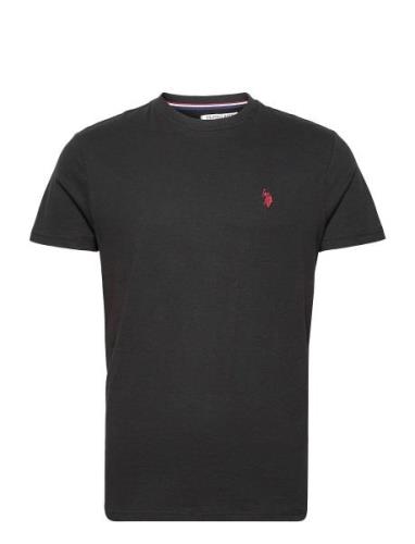 Uspa T-Shirt Arjun Men Tops T-shirts Short-sleeved Black U.S. Polo Ass...