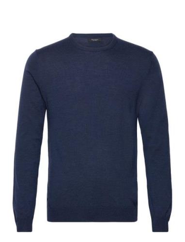 Margrate Tops Knitwear Round Necks Navy Matinique