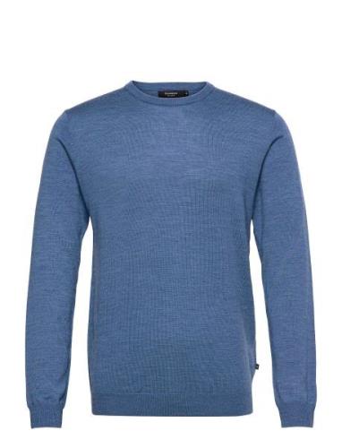 Margrate Tops Knitwear Round Necks Blue Matinique