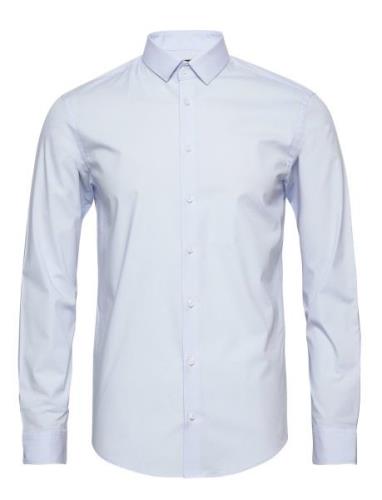 Cfpalle Slim Fit Shirt Tops Shirts Casual Blue Casual Friday