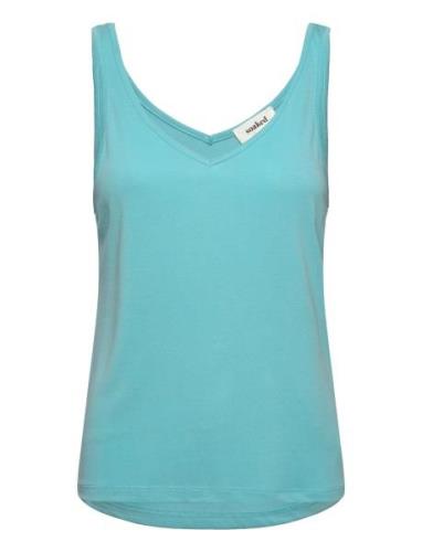 Slcolumbine Tank Top Tops T-shirts & Tops Sleeveless Blue Soaked In Lu...