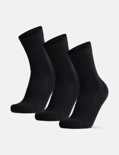 Tennis Crew Socks Sport Socks Regular Socks Black Danish Endurance