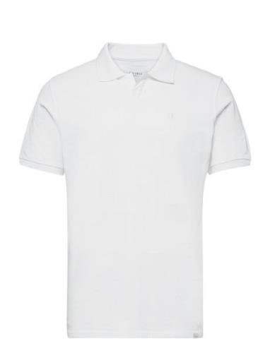 Piqué Polo Tops Polos Short-sleeved White Les Deux