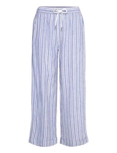 Drizaiw Culotte Bottoms Trousers Wide Leg Blue InWear