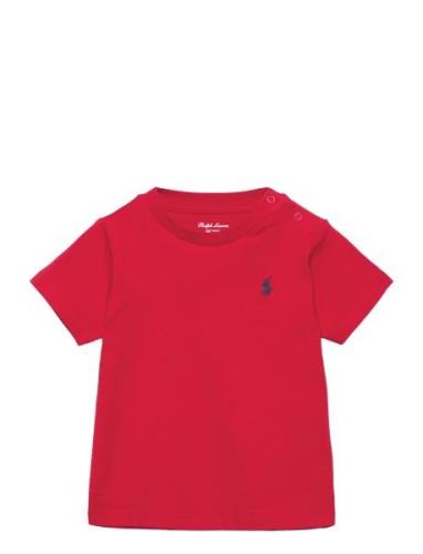 26/1 Jersey-Ss Cn-Tp-Tsh Tops T-shirts Short-sleeved Red Ralph Lauren ...