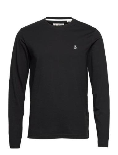 Small Logo Long Sleeve T-Shirt Tops T-shirts Long-sleeved Black Origin...