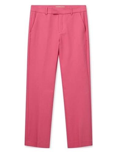 Mmellen Night Pant Bottoms Trousers Straight Leg Pink MOS MOSH