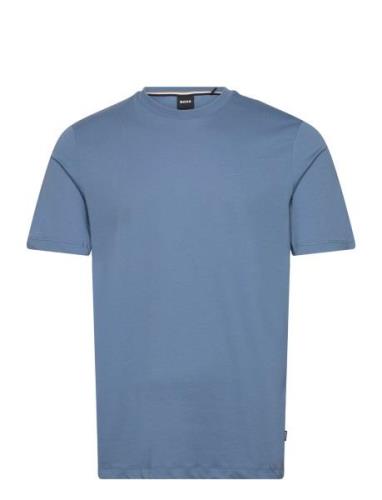 Thompson 01 Tops T-shirts Short-sleeved Blue BOSS