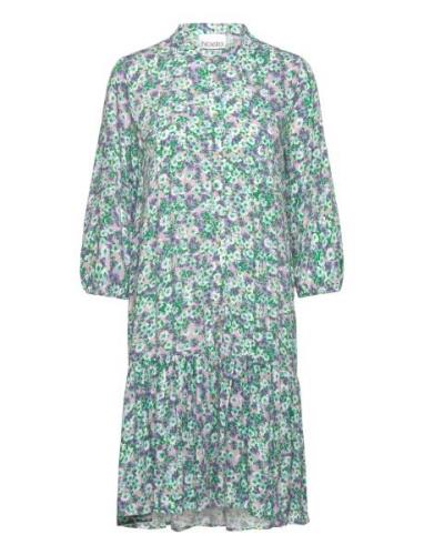 Imogene Sh. Dress Kort Kjole Green Noella