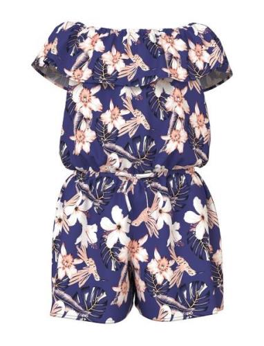 Nkfvinaya Ss Playsuit Fffff Noos Jumpsuit Blue Name It