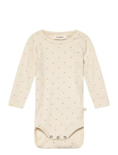 Nbfgago Ls Slim Body Lil Noos Bodies Long-sleeved Beige Lil'Atelier