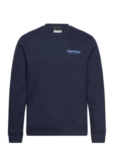 Penfield Sunset Mountain Back Graphic Crew Neck Sweat Tops Sweat-shirt...