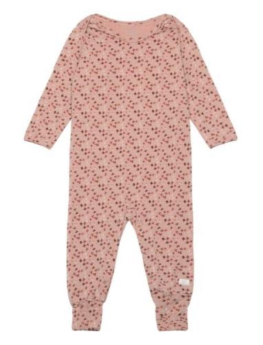 Milio - All-In- Langermet Bodysuit Pink Hust & Claire