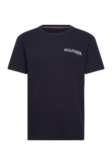 Ss Tee Tops T-shirts Short-sleeved Blue Tommy Hilfiger