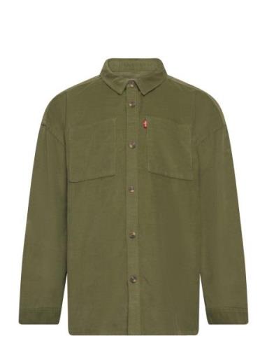 Levi's® Corduroy Button Up Shirt Tops Shirts Long-sleeved Shirts Khaki...