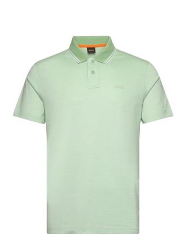 Peoxfordnew Tops Polos Short-sleeved Green BOSS