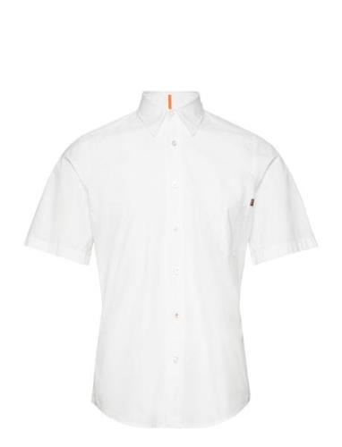 Relegant_6-Short Tops Shirts Short-sleeved White BOSS