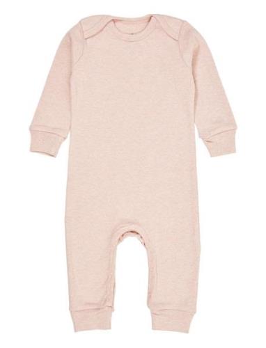 Melange Full Body Romper Langermet Bodysuit Pink Copenhagen Colors