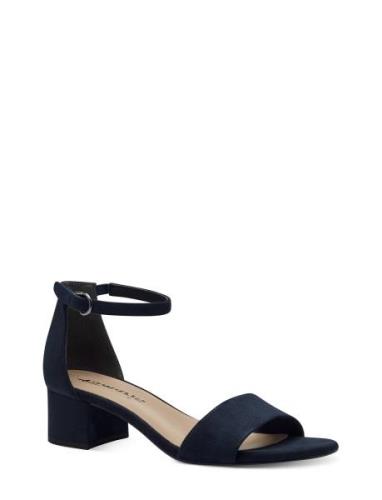 Women Sandals Sandal Med Hæl Navy Tamaris