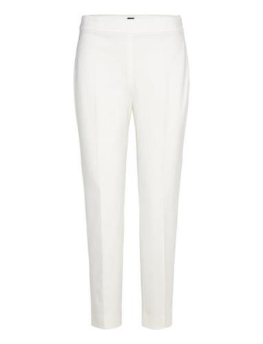 Tilunara Bottoms Trousers Straight Leg Cream BOSS