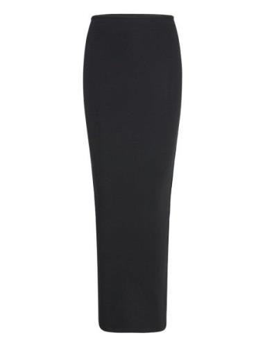 Super Stretch Tube Dress Knelang Kjole Black Gina Tricot