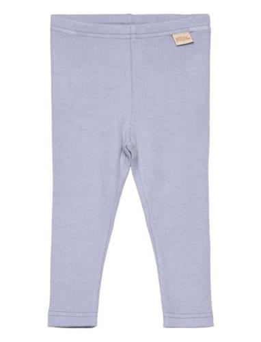 Legging Modal Bottoms Leggings Blue Petit Piao