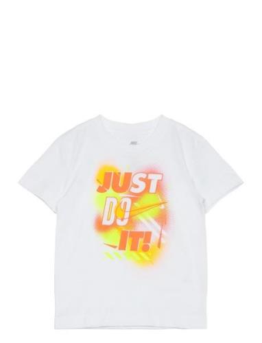 Nkb Jdi Energy Ss Tee Sport T-shirts Short-sleeved White Nike