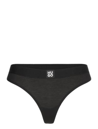 Thong Rib Stringtruse Undertøy Black HUGO