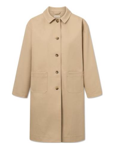 Felix Coat Outerwear Coats Winter Coats Beige STUDIO FEDER