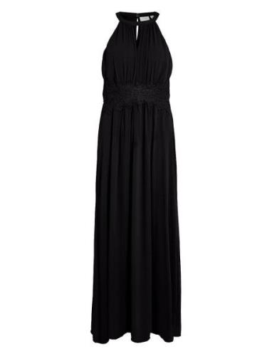 Vimilina Halterneck Maxi Dress - Noos Maxikjole Festkjole Black Vila