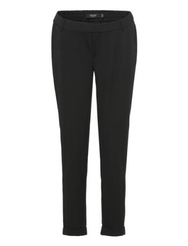 Vmmmaya Loose Solid Pant Noos Bottoms Trousers Straight Leg Black Vero...