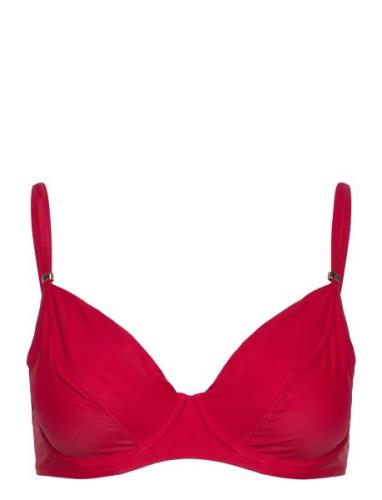 Luxe Demi Uf Swimwear Bikinis Bikini Tops Wired Bikinitops Red Hunkemö...