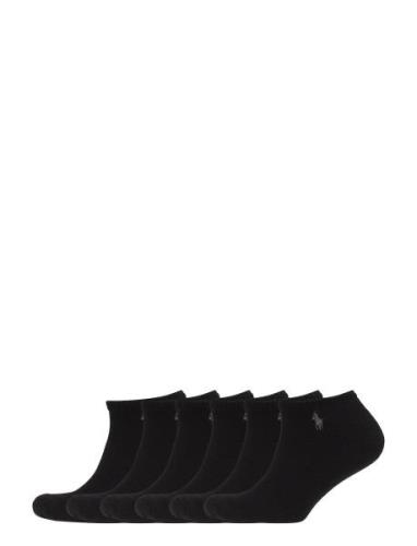 Cushi D Low-Cut-Sock 6-Pack Ankelsokker Korte Strømper Black Polo Ralp...