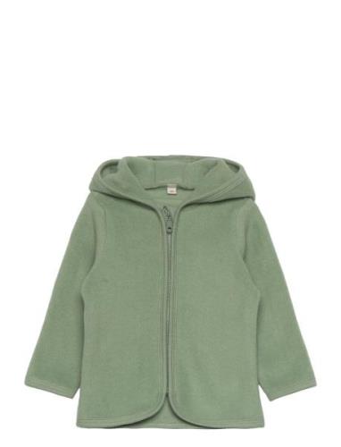 Jacket Cotton Fleece Outerwear Fleece Outerwear Fleece Jackets Green H...